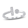 Thumbnail Image 1 of Diamond Wrap Ring 1/8 ct tw Round 14K White Gold