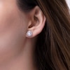 Thumbnail Image 5 of Yoko London Freshwater Cultured Pearl Stud Earrings 1/4 ct tw Diamonds 18K White Gold