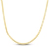 Thumbnail Image 1 of Solid Herringbone Chain Necklace 14K Yellow Gold 16&quot; 4.6mm