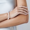 Thumbnail Image 3 of Yoko London White Freshwater Cultured Pearl Bracelet 18K Yellow Gold 7.5&quot;