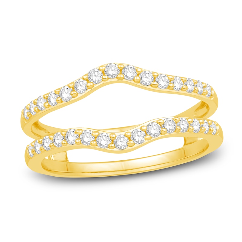 Main Image 1 of Diamond Anniversary Enhancer Band 1/2 ct tw Round 14K Yellow Gold