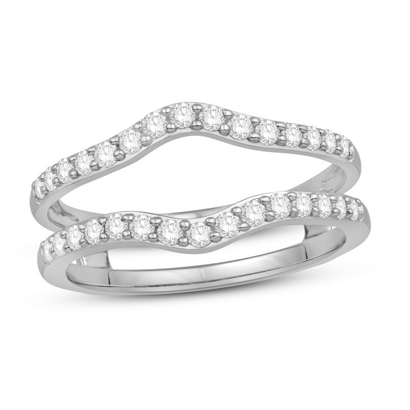 Main Image 1 of Diamond Enhancer Ring 1/2 ct tw Round 14K White Gold