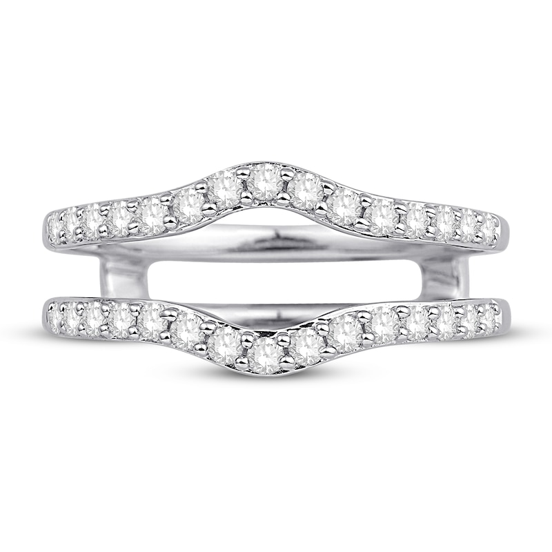 Main Image 3 of Diamond Enhancer Ring 1/2 ct tw Round 14K White Gold