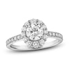 Thumbnail Image 1 of Diamond Halo Engagement Ring 1-1/4 ct tw 14K White Gold