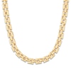 Thumbnail Image 1 of Italia D'Oro Panther Link Chain Necklace 14K Yellow Gold 17.5&quot;