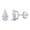 Thumbnail Image 0 of Pear-Shaped Lab-Created Diamond Solitaire Stud Earrings 5 ct tw 14K White Gold (F/SI2)