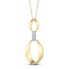 Thumbnail Image 1 of Shy Creation Diamond Mobius Necklace 1/15 ct tw 14K Yellow Gold 18&quot; SC22008996