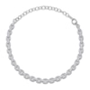 Thumbnail Image 1 of Shy Creation Diamond Chain Link Choker Necklace 6-3/8 ct tw 14K White Gold 18&quot; SC55027062V2