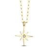 Thumbnail Image 2 of Shy Creation Diamond North Star Necklace 1/15 ct tw 14K Yellow Gold 18&quot; SC55026688