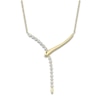 Thumbnail Image 1 of Shy Creation Diamond Lariat Necklace 1/3 ct tw 14K Yellow Gold 18&quot; SC55026556