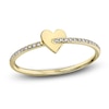 Thumbnail Image 1 of Shy Creation Diamond Heart Ring 1/20 ct tw 14K Yellow Gold SC55020729