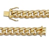 Thumbnail Image 2 of Semi-Solid Cuban Curb Chain Bracelet 11.3mm 14K Yellow Gold 8.5&quot;