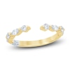 Thumbnail Image 1 of Pnina Tornai Marquise & Round-Cut Diamond Cuff Ring 1/2 ct tw 14K Yellow Gold