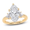 Thumbnail Image 1 of Marquise-Cut Lab-Created Diamond Engagement Ring 3-1/6 ct tw 14K Yellow Gold