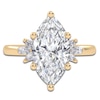 Thumbnail Image 3 of Marquise-Cut Lab-Created Diamond Engagement Ring 3-1/6 ct tw 14K Yellow Gold