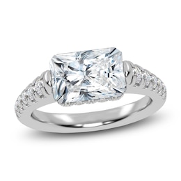 Radiant-Cut Created By Jared Studio Lab-Created Diamond Engagement Ring 2-1/3 ct tw 14K White Gold