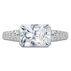 Thumbnail Image 3 of Radiant-Cut Created By Jared Studio Lab-Created Diamond Engagement Ring 2-1/3 ct tw 14K White Gold