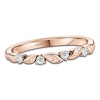 Thumbnail Image 1 of Kirk Kara Diamond Four-Stone Leaf Wedding Band 1/15 ct tw 14K Rose Gold