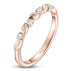 Thumbnail Image 2 of Kirk Kara Diamond Four-Stone Leaf Wedding Band 1/15 ct tw 14K Rose Gold