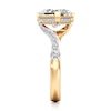 Thumbnail Image 3 of J'Lure Radiant Brilliant-Cut Lab-Created Diamond Bypass Engagement Ring 3-1/2 ct tw 18K Yellow Gold