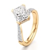 Thumbnail Image 4 of J'Lure Radiant Brilliant-Cut Lab-Created Diamond Bypass Engagement Ring 3-1/2 ct tw 18K Yellow Gold