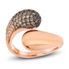 Thumbnail Image 1 of Le Vian Chocolate Ombré Diamond Bypass Ring 5/8 ct tw 14K Strawberry Gold