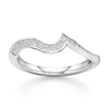 Thumbnail Image 1 of J'Lure Lab-Created Diamond Contour Wedding Band 1/5 ct tw 18K White Gold