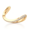 Thumbnail Image 1 of J'Lure Lab-Created Diamond Contour Wedding Band 1/6 ct tw 18K Yellow Gold