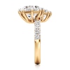 Thumbnail Image 3 of J'Lure Octagon Brilliant-Cut Two-Stone Lab-Created Diamond Engagement Ring 4-1/2 ct tw 18K Yellow Gold