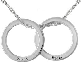 Two-Circle Couple's Necklace