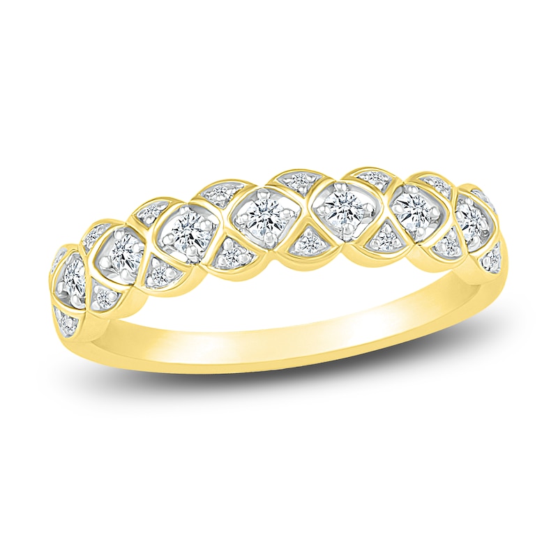 Diamond Anniversary Band 1/5 ct tw Round 14K Yellow Gold