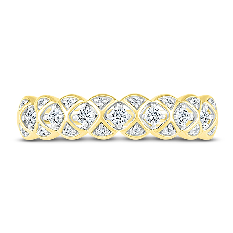 Diamond Anniversary Band 1/5 ct tw Round 14K Yellow Gold