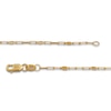 Thumbnail Image 3 of Solid Paperclip Mirror Chain Necklace 14K Yellow Gold 18&quot; 1.35mm