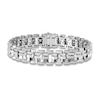 Thumbnail Image 1 of Men's Diamond Bracelet 1 ct tw Round 14K White Gold 8.5&quot;