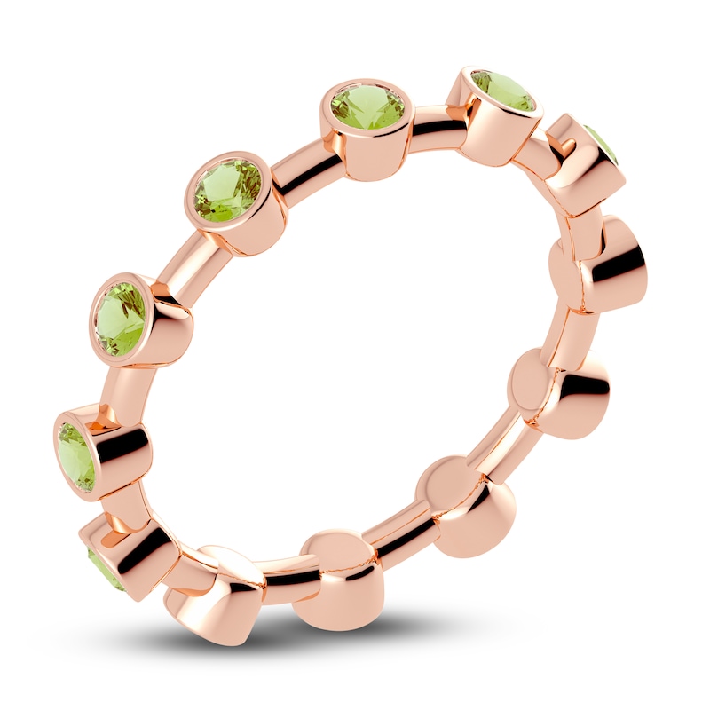 Main Image 2 of Juliette Maison Natural Peridot Ring 10K Rose Gold