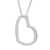 Thumbnail Image 2 of Diamond Pendant Necklace 2 ct tw Round 14K White Gold 18&quot;