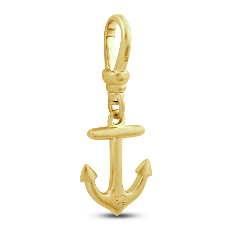 Main Image 2 of Charm'd by Lulu Frost 10K Yellow Gold Anchor of Strength Charm