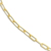 Thumbnail Image 1 of Solid Paperclip Chain Necklace 18K Yellow Gold 18" 1.95mm