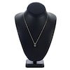 Thumbnail Image 2 of Tahitian Freshwater Cultured Pearl Necklace Diamond Accents 14K Yellow Gold 18&quot;