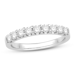 Diamond Anniversary Ring 1/2 ct tw Round Platinum