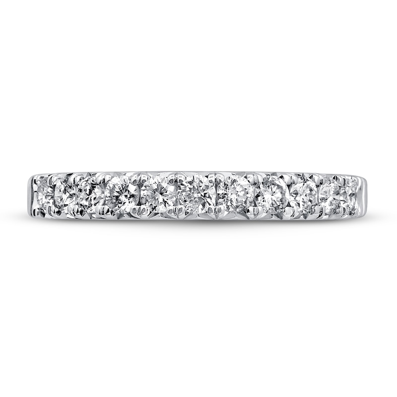 Main Image 3 of Diamond Anniversary Ring 1/2 ct tw Round 14K White Gold