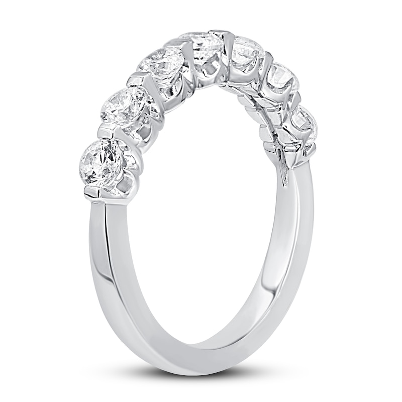 Main Image 2 of Diamond Anniversary Ring 1 ct tw Round 14K White Gold