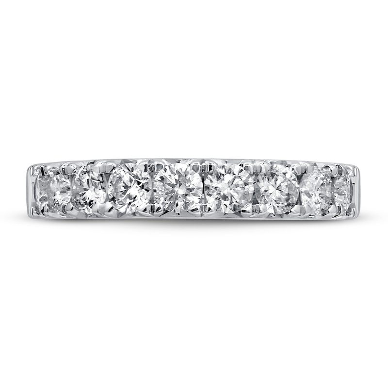 Main Image 3 of Diamond Anniversary Ring 1 ct tw Round 14K White Gold