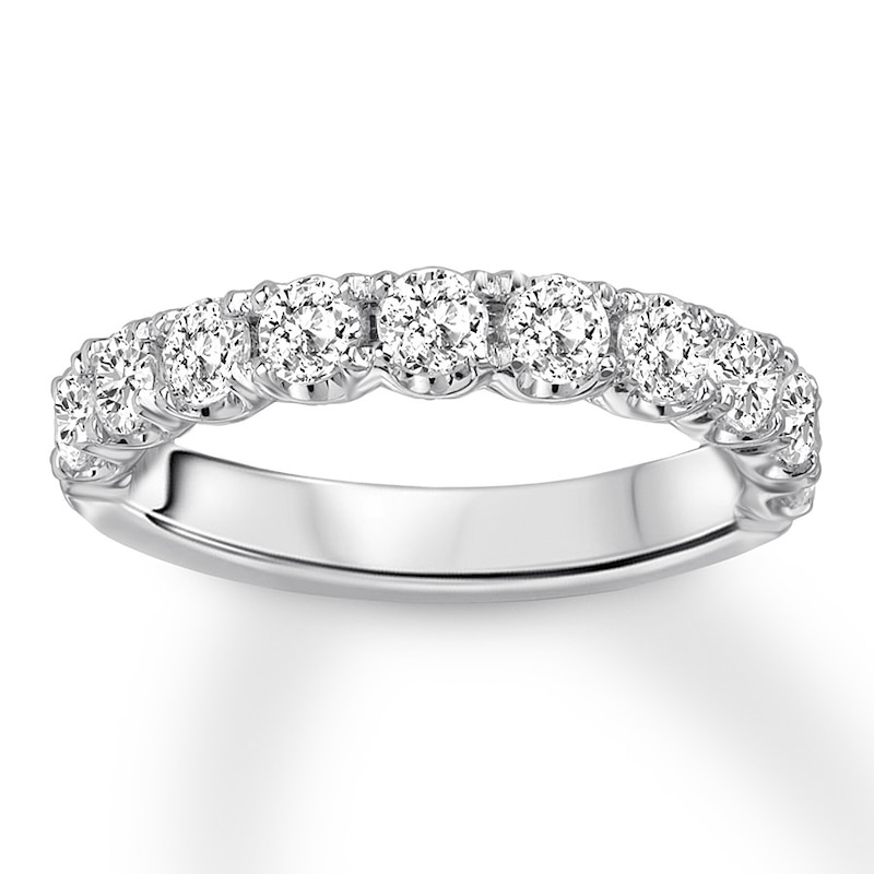 Main Image 1 of Diamond Anniversary Band 1 carat tw Round-cut 14K White Gold