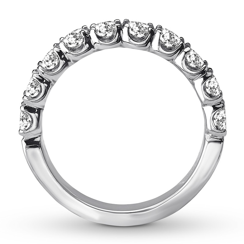 Main Image 2 of Diamond Anniversary Band 1 carat tw Round-cut 14K White Gold