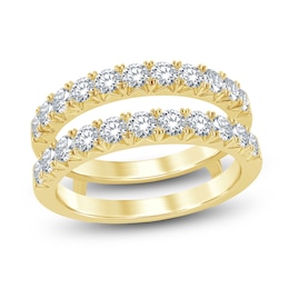 Diamond Insert Ring 1 ct tw Round 14K Yellow Gold