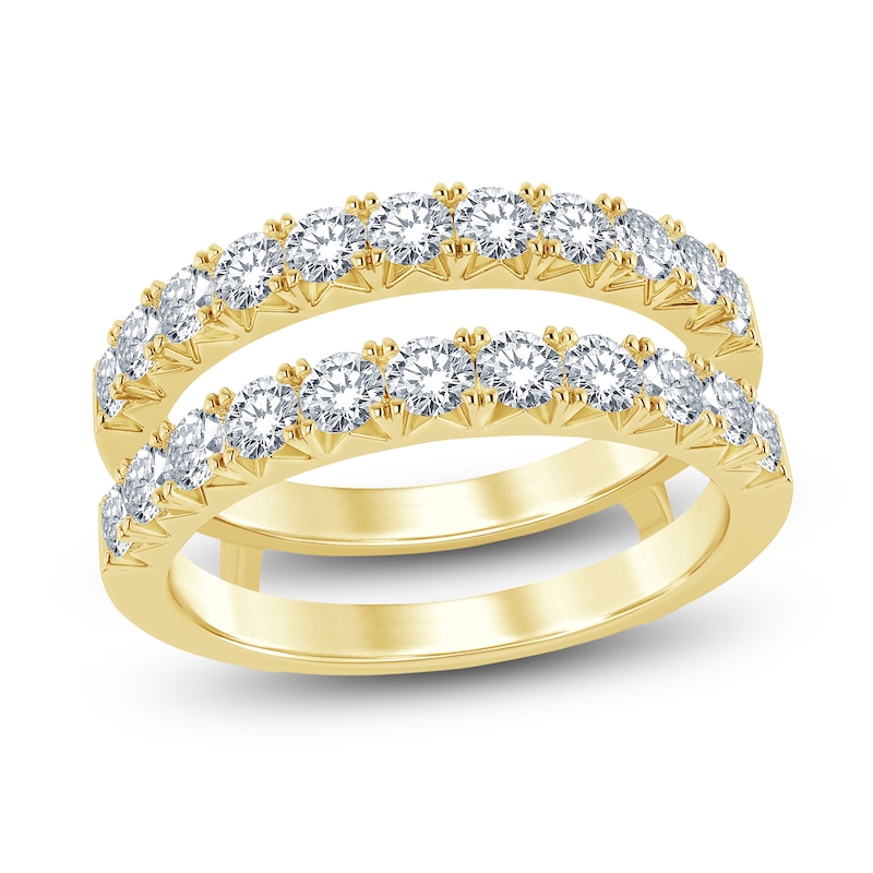 Main Image 1 of Diamond Insert Ring 1 ct tw Round 14K Yellow Gold