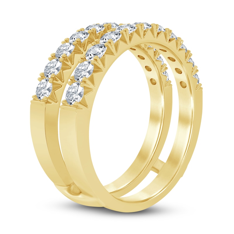 Main Image 2 of Diamond Insert Ring 1 ct tw Round 14K Yellow Gold