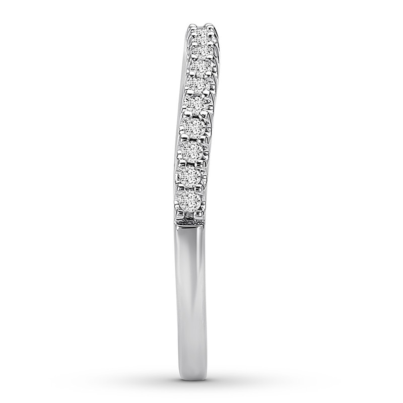 Main Image 3 of Diamond Anniversary Band 1/6 ct tw Round-cut 14K White Gold