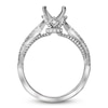 Thumbnail Image 2 of Diamond Engagement Ring Setting 1/3 ct tw Round 14K White Gold